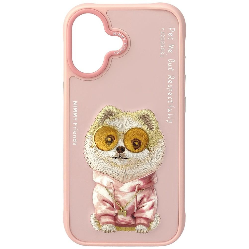 Nimmy Glasses Cool Nag Suojakuori iPhone 17:lle - Vaaleanpunainen