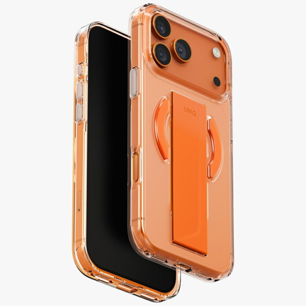 Uniq Heldro Air Suojakuori iPhone 17 Pro Max:lle Magclick-latauksella - Oranssi