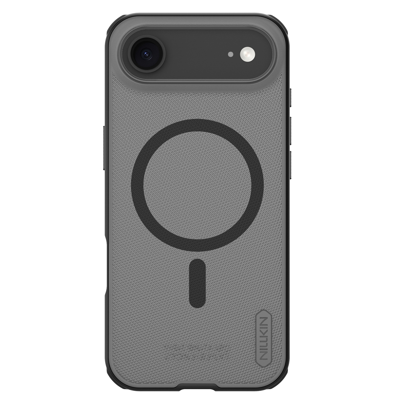 Nillkin Super Frosted Shield Pro MagSafe-yhteensopiva suojakuori iPhone 17 Air:lle - läpinäkyvä musta