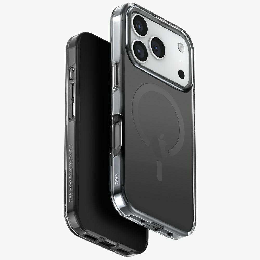 Uniq Clario Magclick lataussuojakuori iPhone 17 Pro:lle - musta