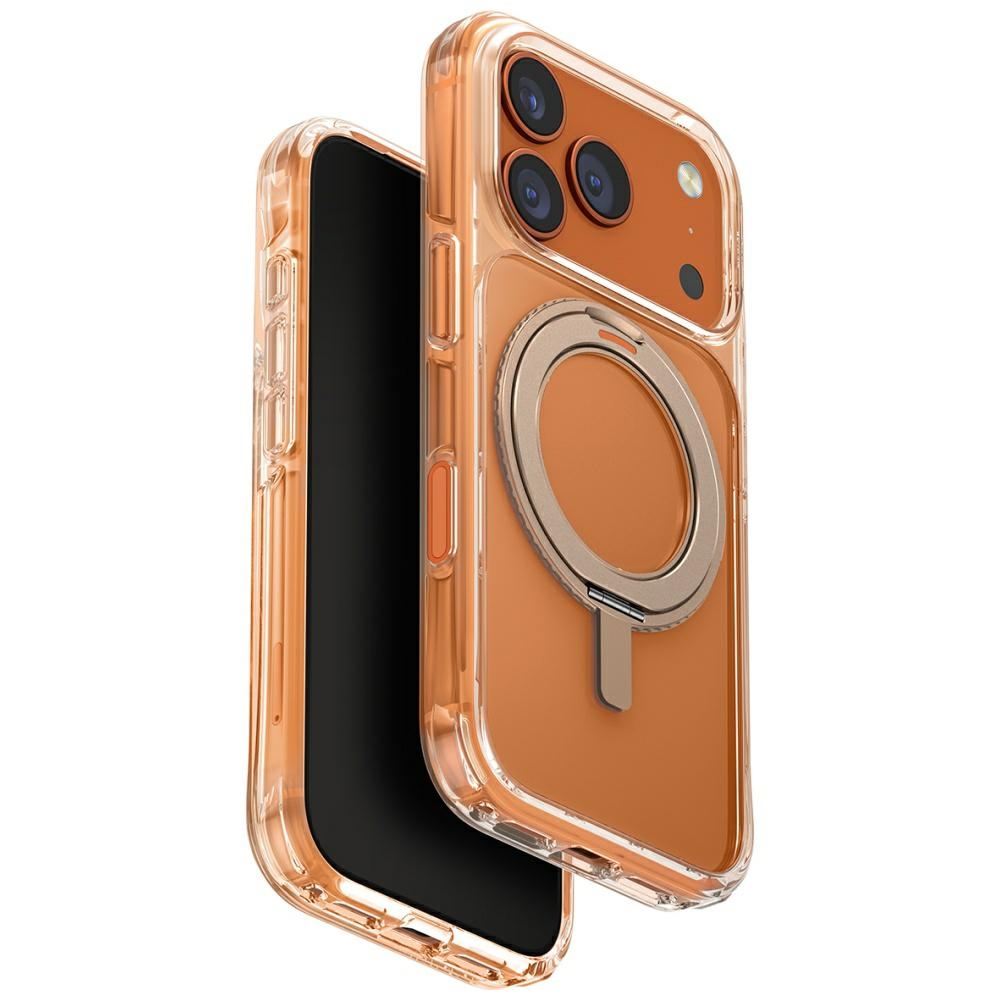 Uniq Swivix pyörivä jalusta 360 Suojakuori iPhone 17 Pro:lle - kultainen