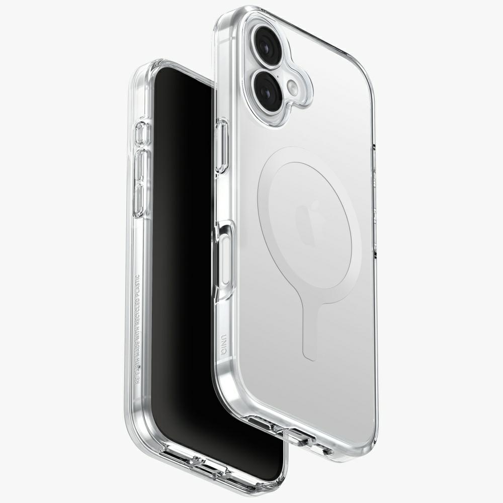 Uniq Clario Magclick lataussuojakuori iPhone 17:lle - läpinäkyvä