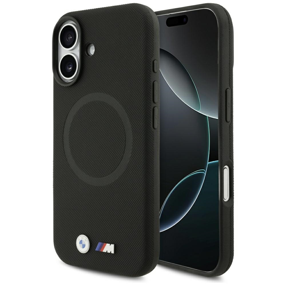BMW M FW Metal Logo MagSafe Suojakuori iPhone 17:lle - musta