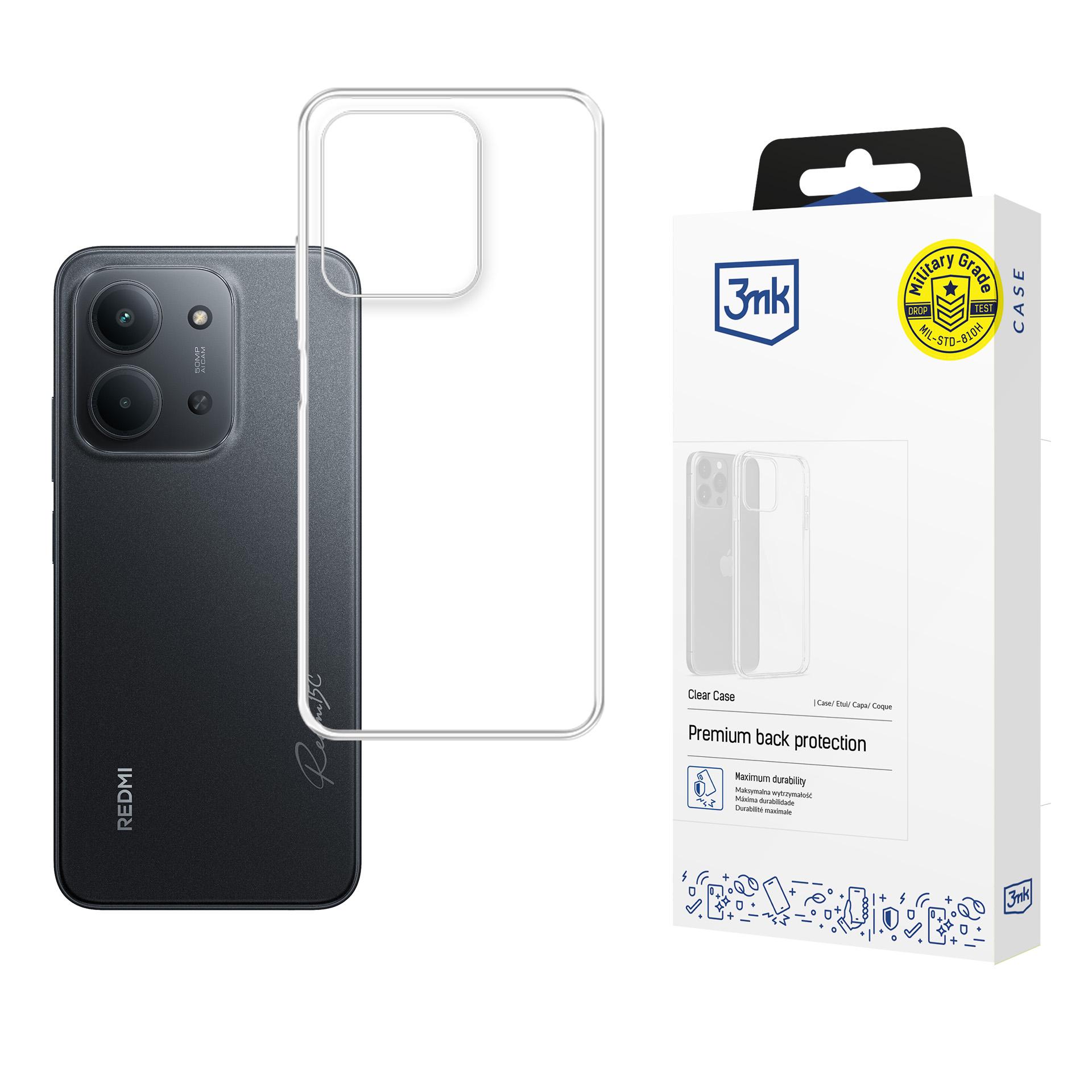 3mk Clear Case Xiaomi Redmi 15C 4G/5G (173mm) - läpinäkyvä