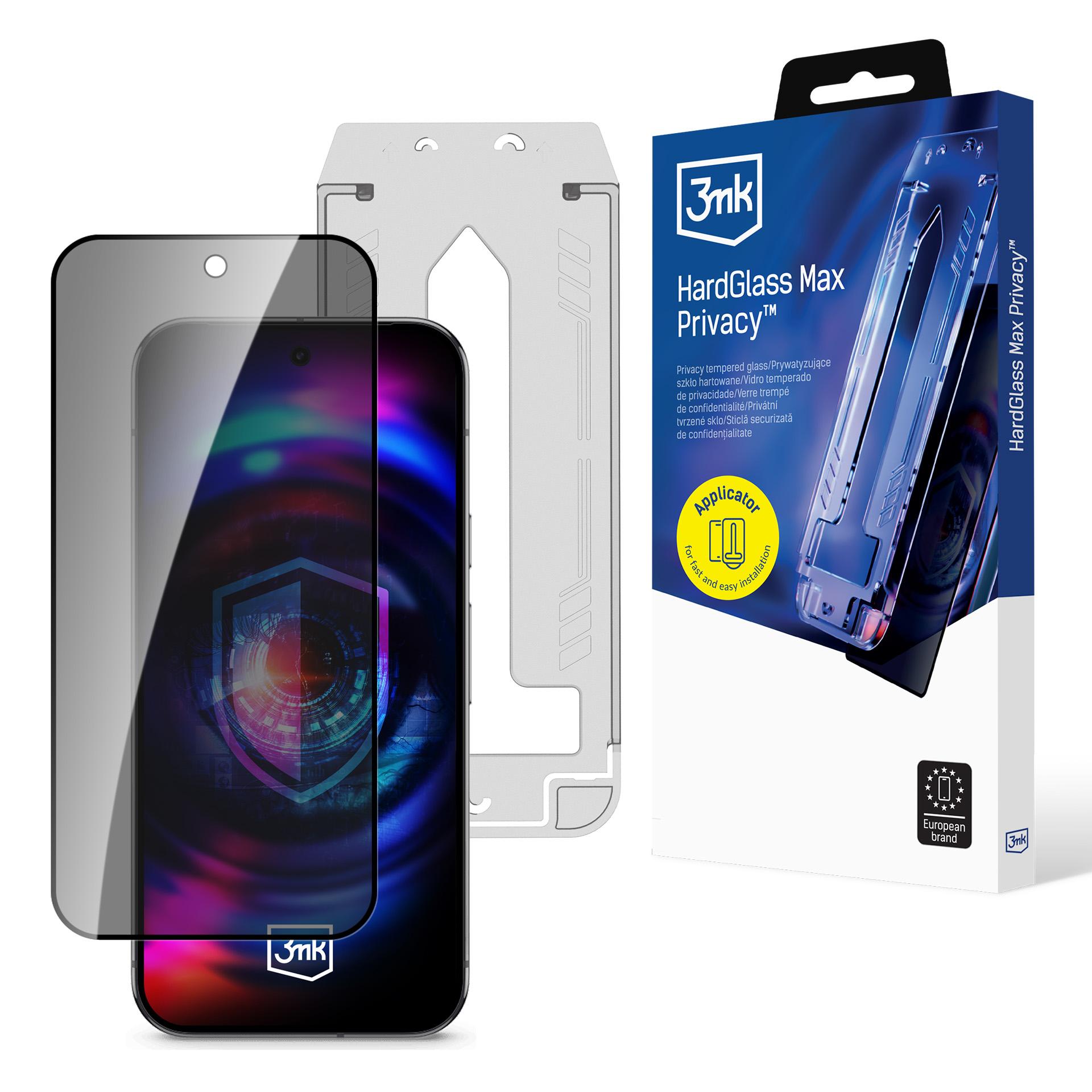 3mk Hardglass Max Privacy Tempered Glass for Google Pixel 10/10 Pro