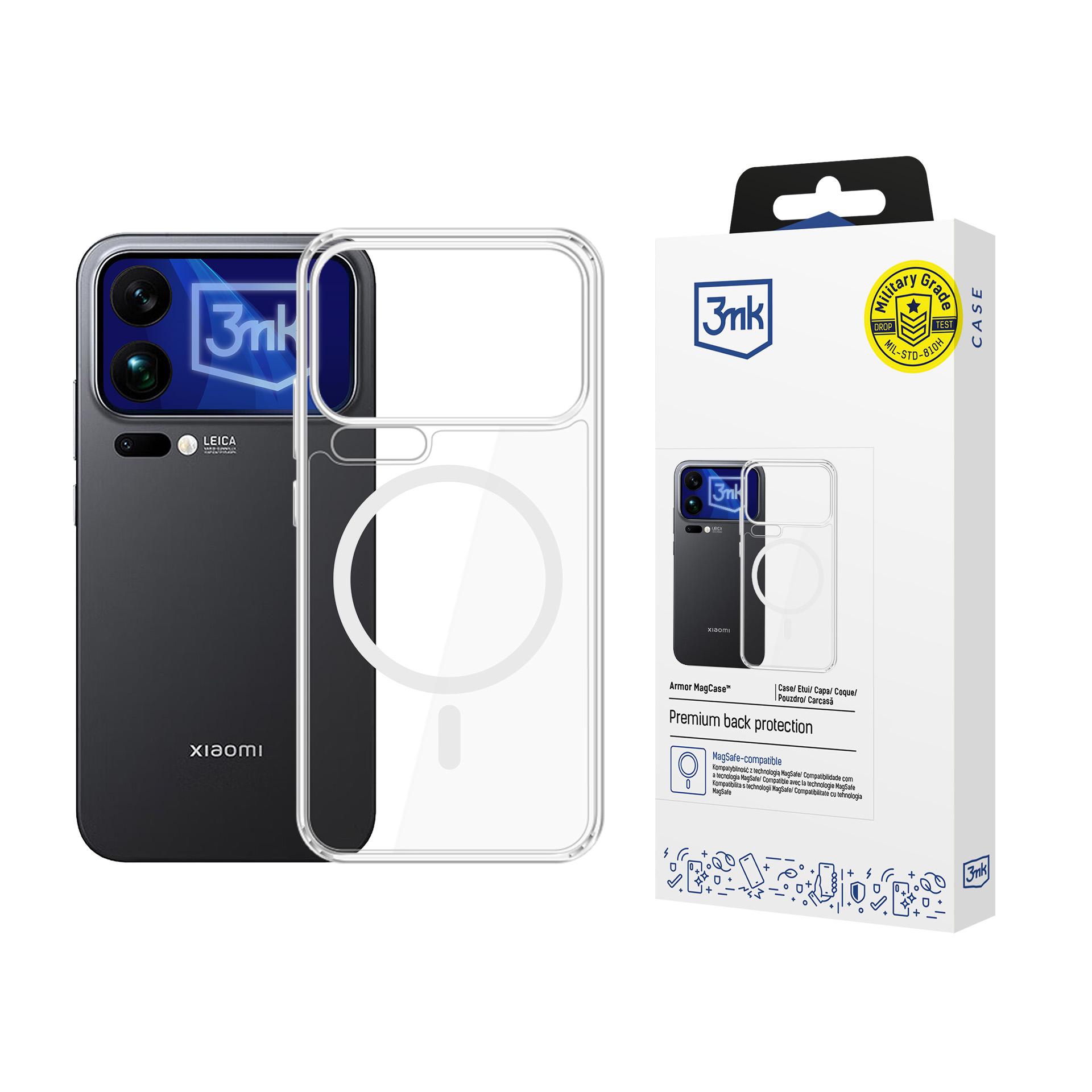 3mk Armor MagCase for Xiaomi 17 Pro Max - transparent