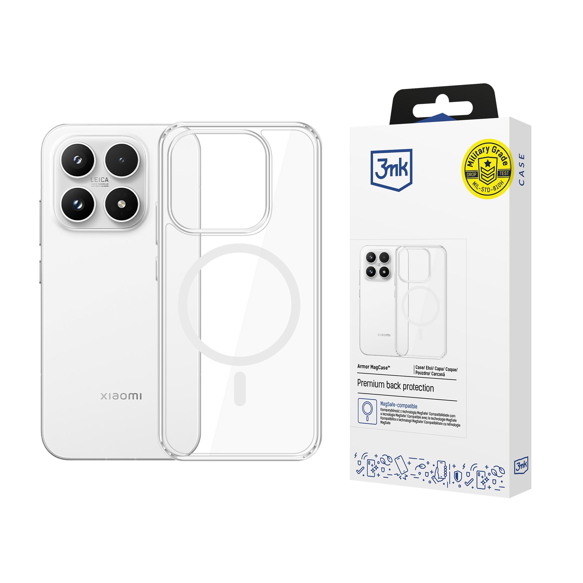 3mk Armor MagCase for Xiaomi 17 - transparent