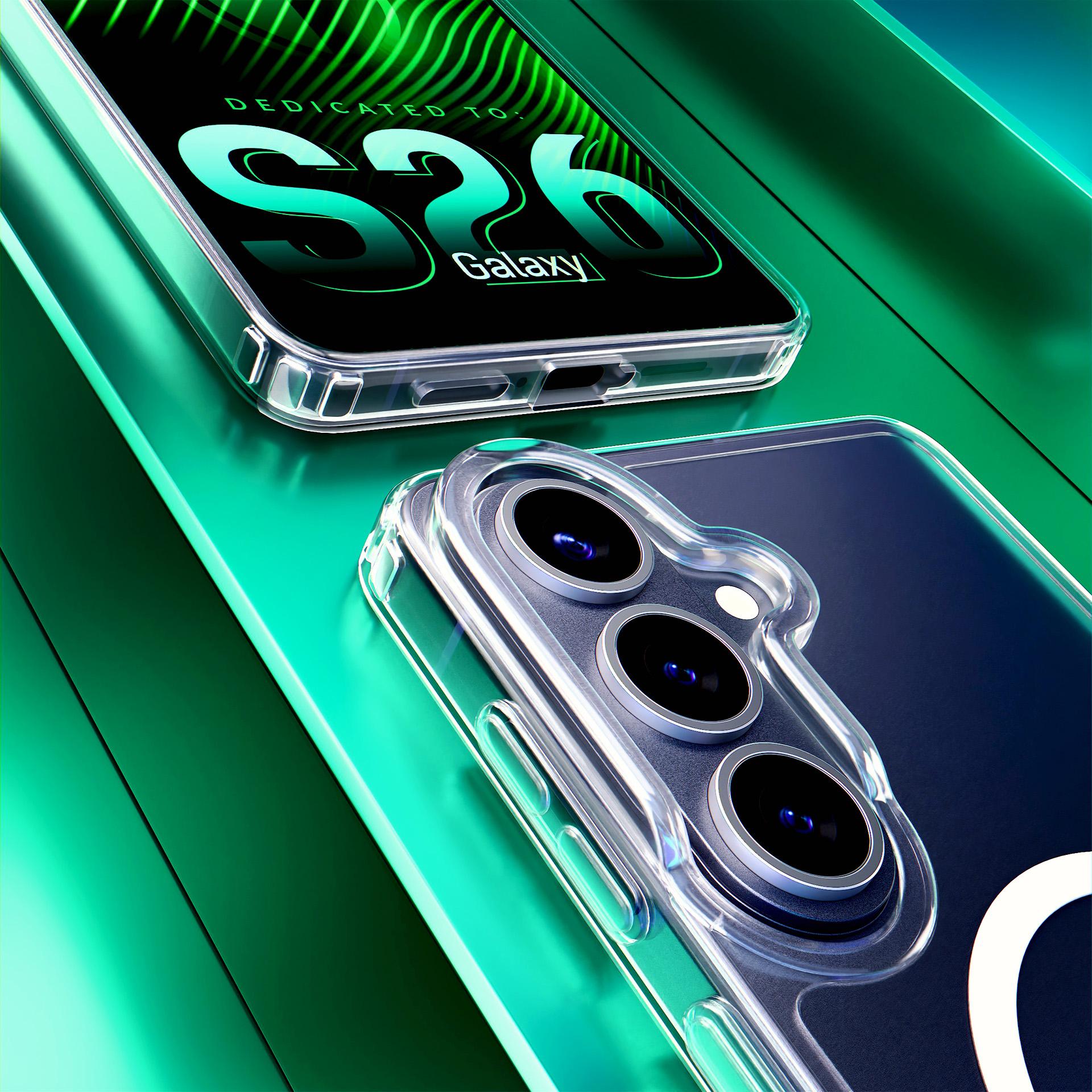 3mk Armor MagCase Samsung Galaxy S26 Pro:lle - Läpinäkyvä
