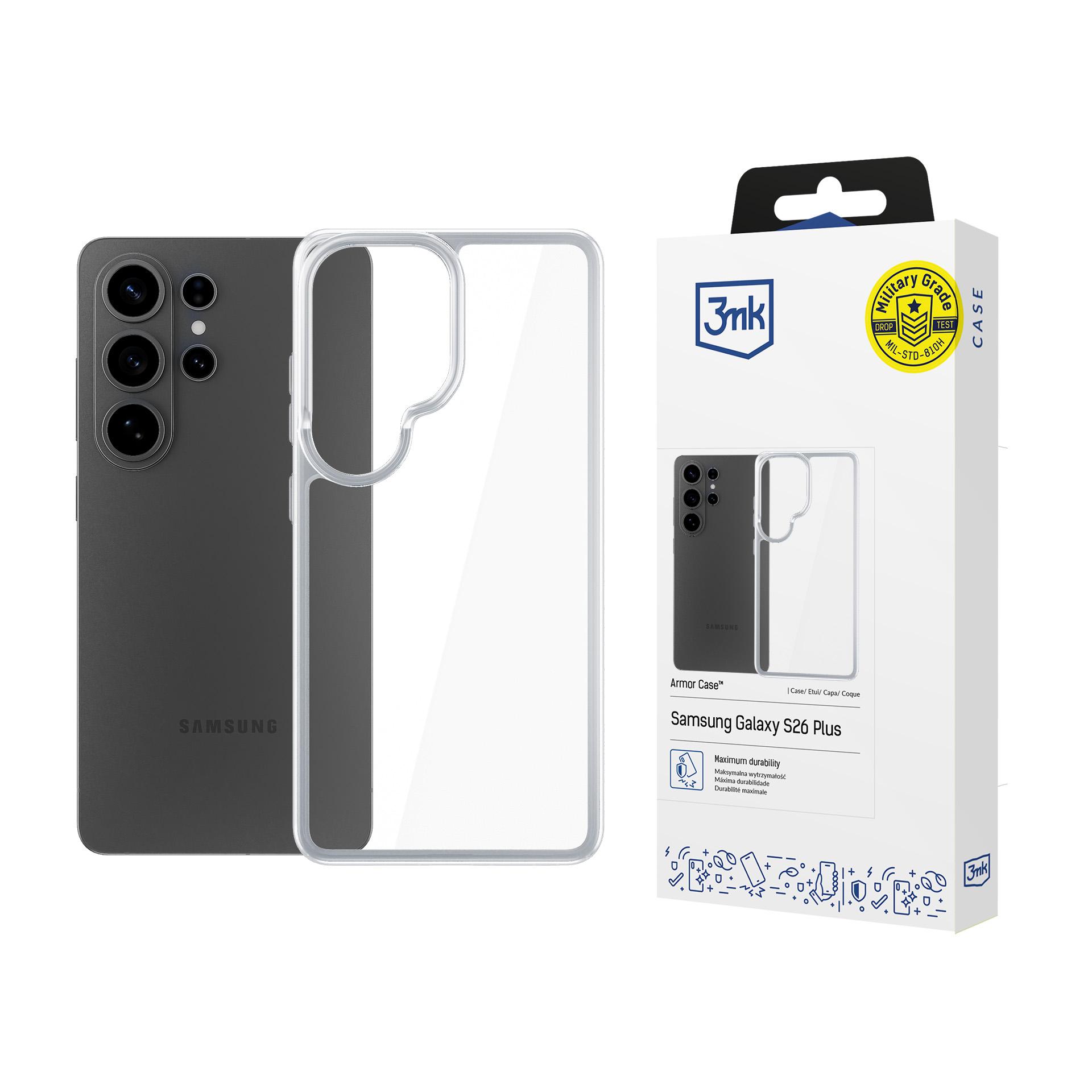 3mk Armor Case Samsung Galaxy S26 Ultralle - Läpinäkyvä