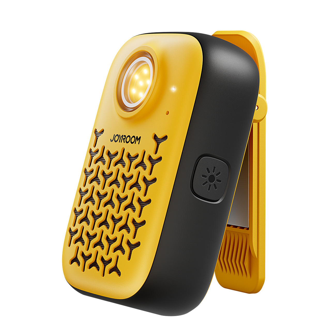 Joyroom Maya JR-MS03 kannettava Bluetooth-kaiutin sisäänrakennetulla taskulampulla - keltainen