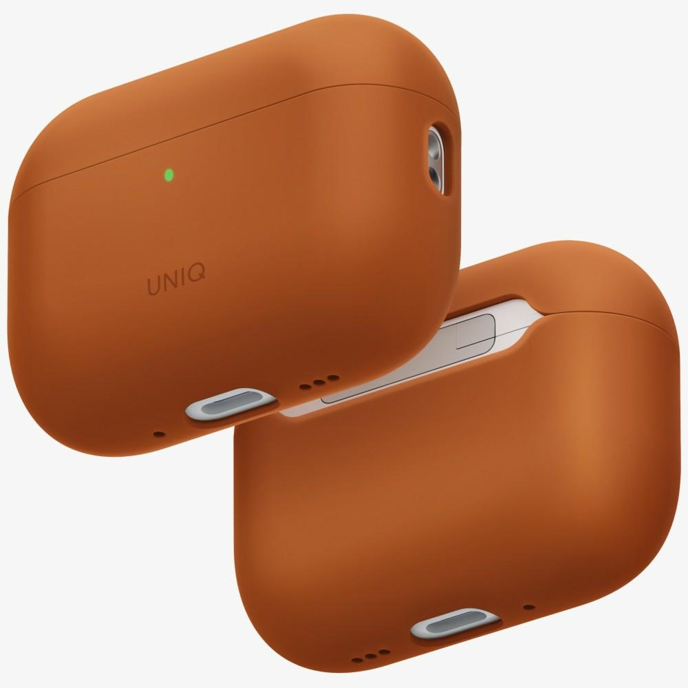 Uniq Lino Silikoninen Suojakuori AirPods Pro 3:lle - Oranssi