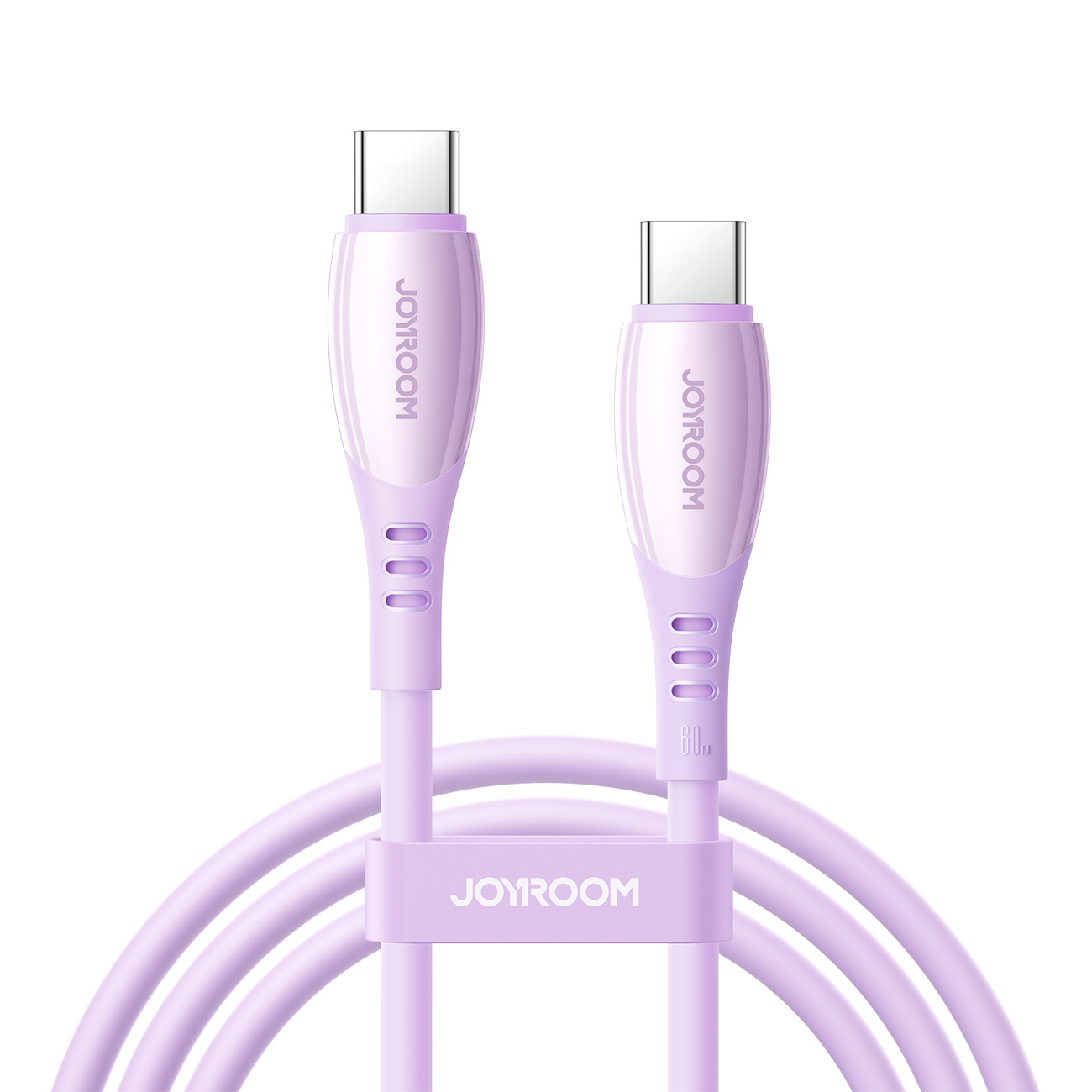 Joyroom S-A59 Vibrant Series 60W USB-C - USB-C Kaapeli 1,2m - violetti