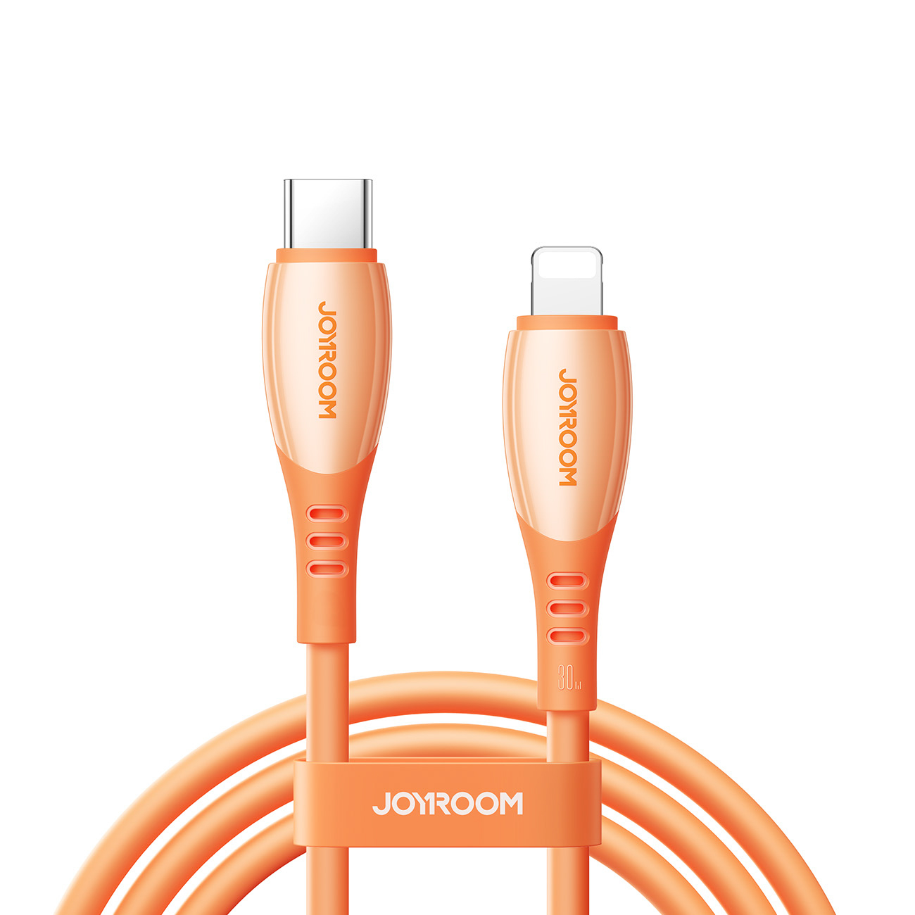 Joyroom S-A59 Vibrant Series 30W USB-C - Lightning Kaapeli 1,2m - oranssi