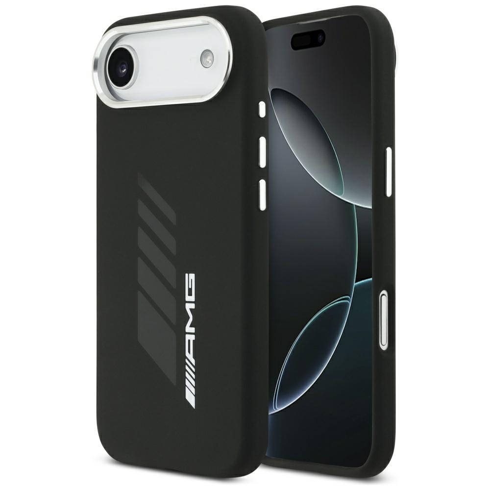 AMG Silicone Oversize Rhombs MagSafe Case for iPhone Air - Black