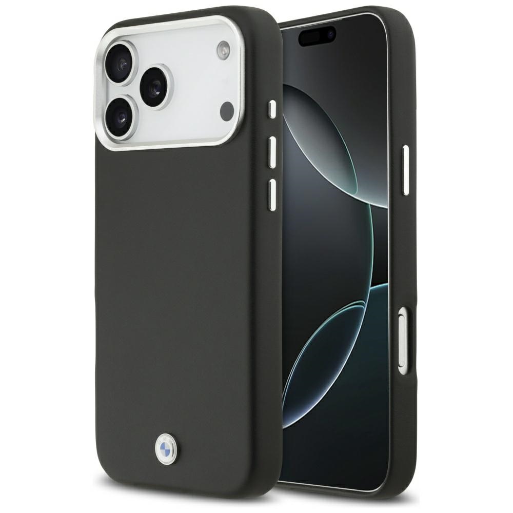 BMW Sign Full Wrapped Metal MagSafe suojakuori iPhone 17 Pro Max - musta