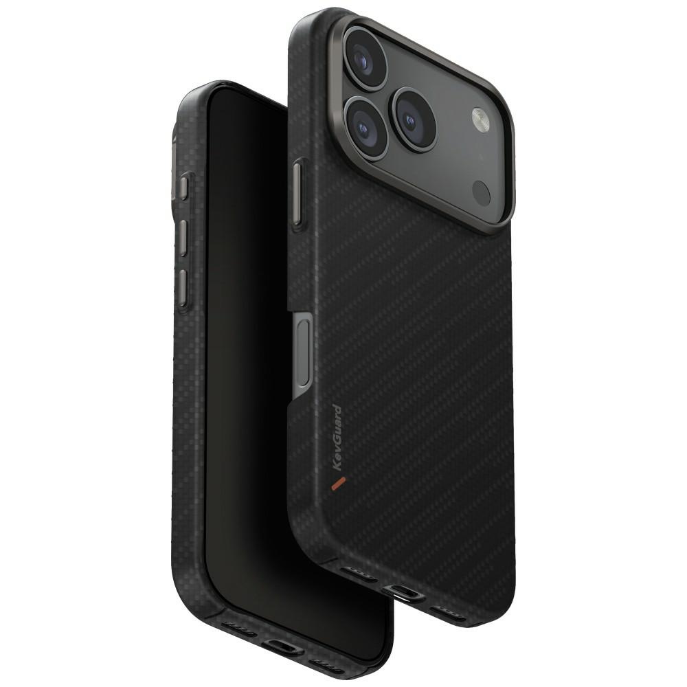 Uniq Keva EDGE Magclick Lataussuojakuori iPhone 17 Pro:lle - musta