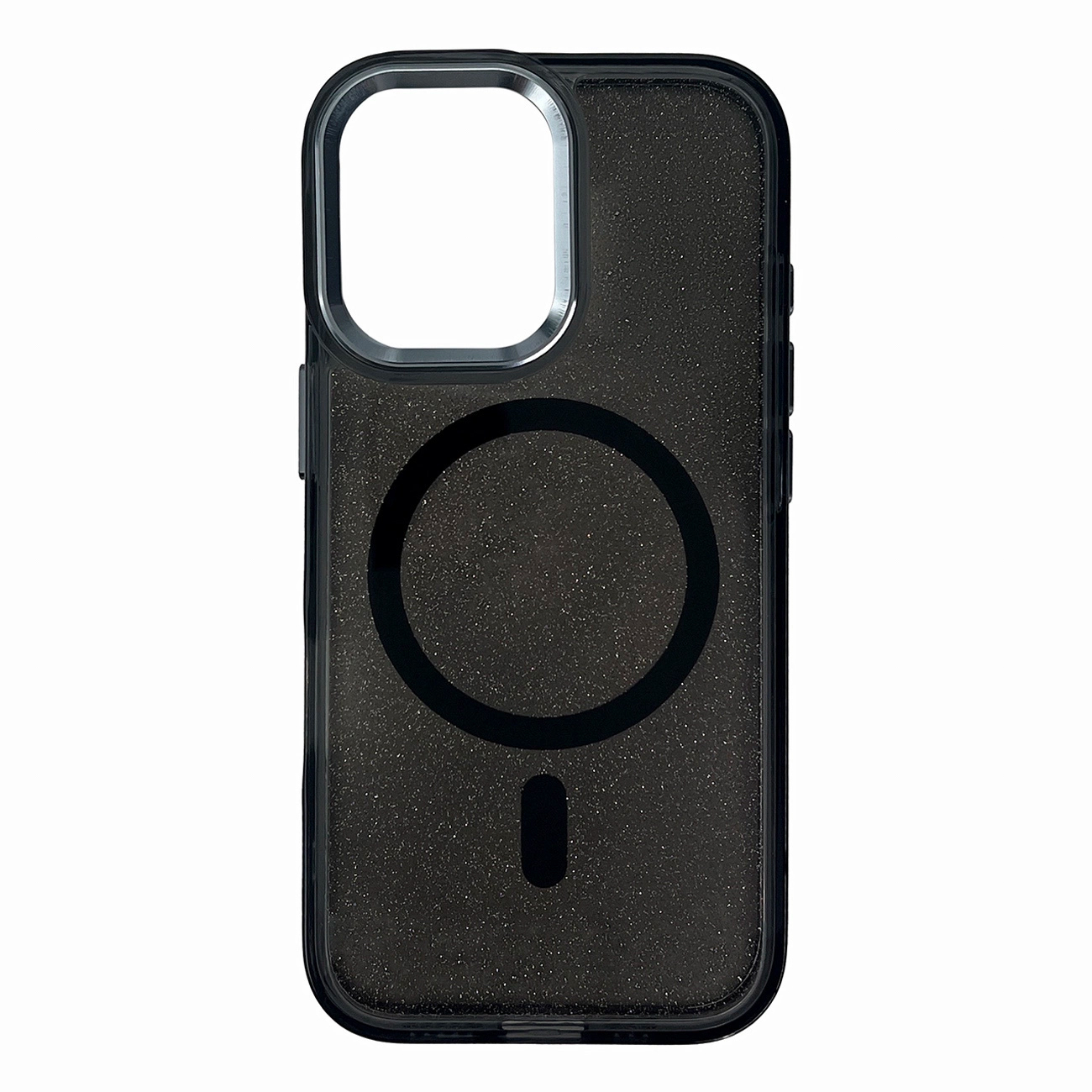 Glitter-suojakuori Samsung Galaxy A37:lle MagSafe-yhteensopiva - musta