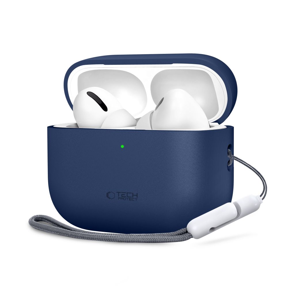 Tech-Protect Silikoninen Suojakuori AirPods Pro 3 -lle - laivastonsininen