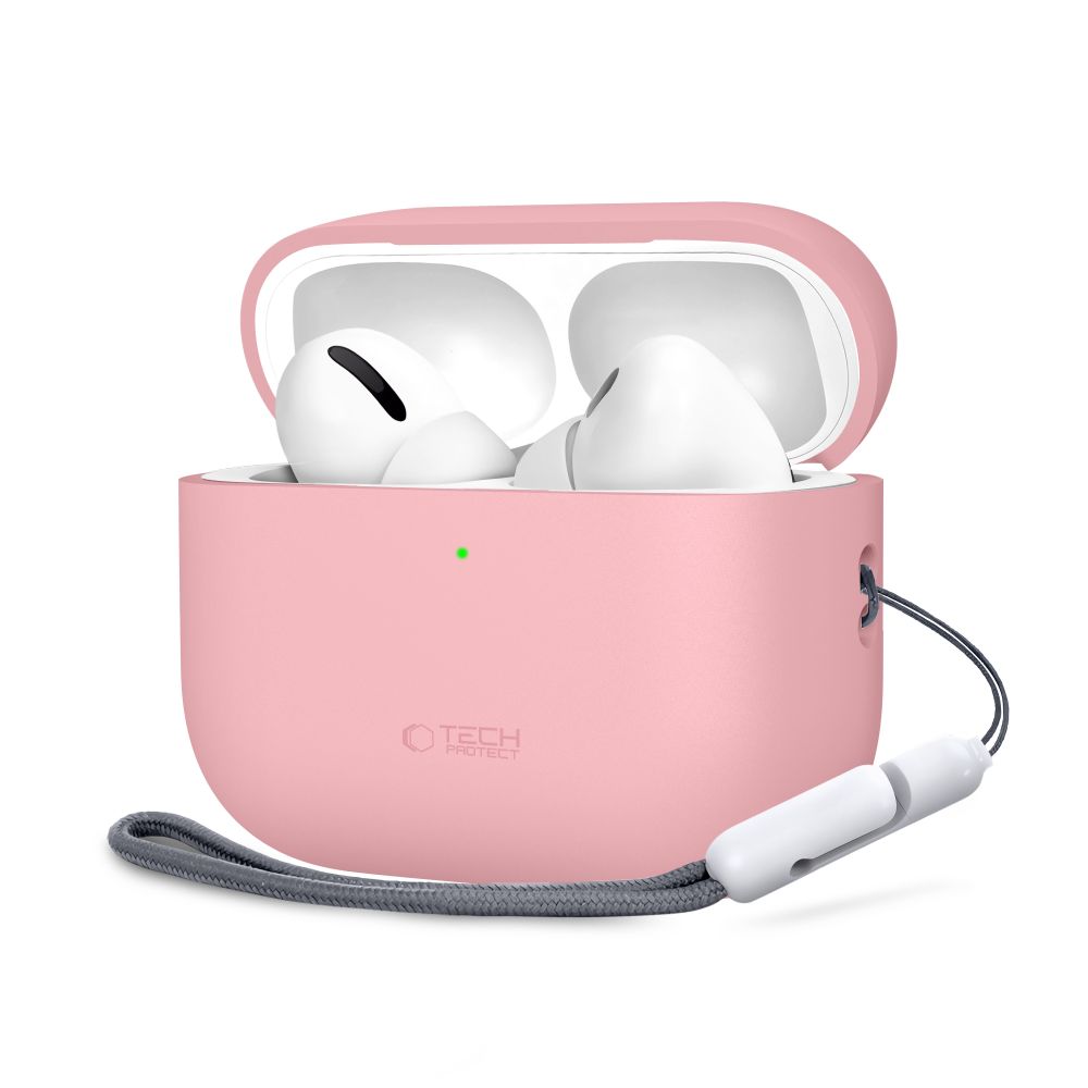 Tech-Protect Silikoninen Suojakuori AirPods Pro 3 -lle - vaaleanpunainen