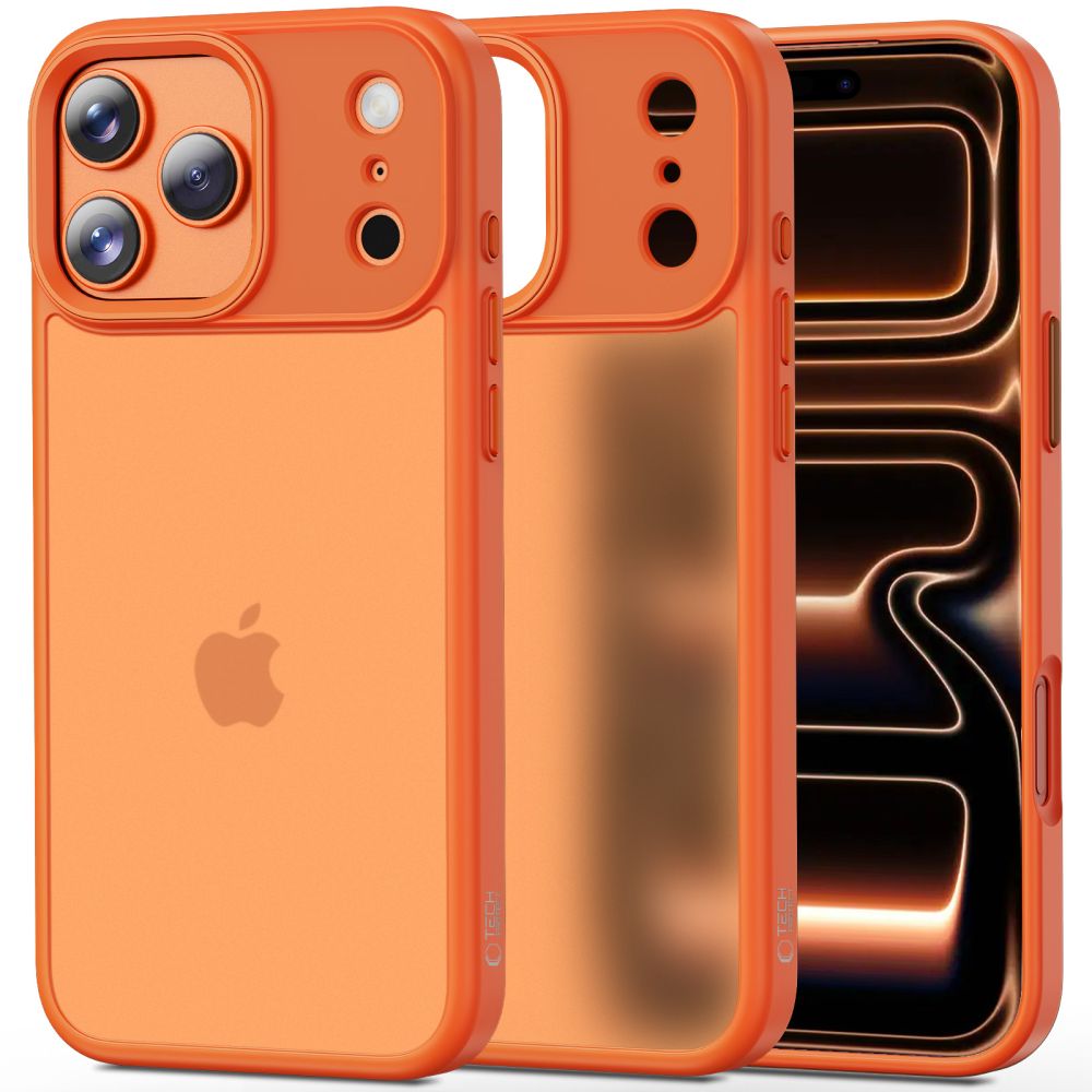 Tech-Protect MagMat Suojakuori iPhone 17 Pro -lle - oranssi matta