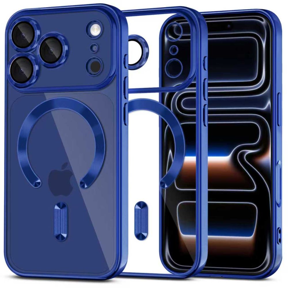 Tech-Protect MagFlex MagSafe Suojakuori iPhone 17 Pro -lle - kirkas laivastonsininen