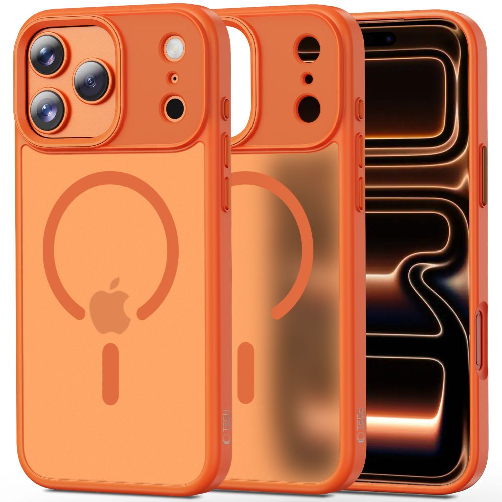 Tech-Protect MagMat MagSafe Suojakuori iPhone 17 Pro Max:lle - Oranssi