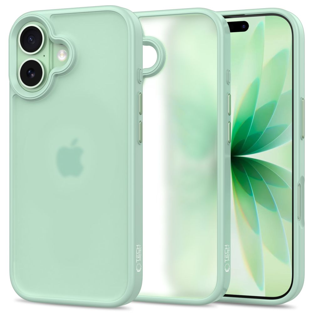 Tech-Protect MagMat Suojakuori iPhone 17:lle - Vihreä