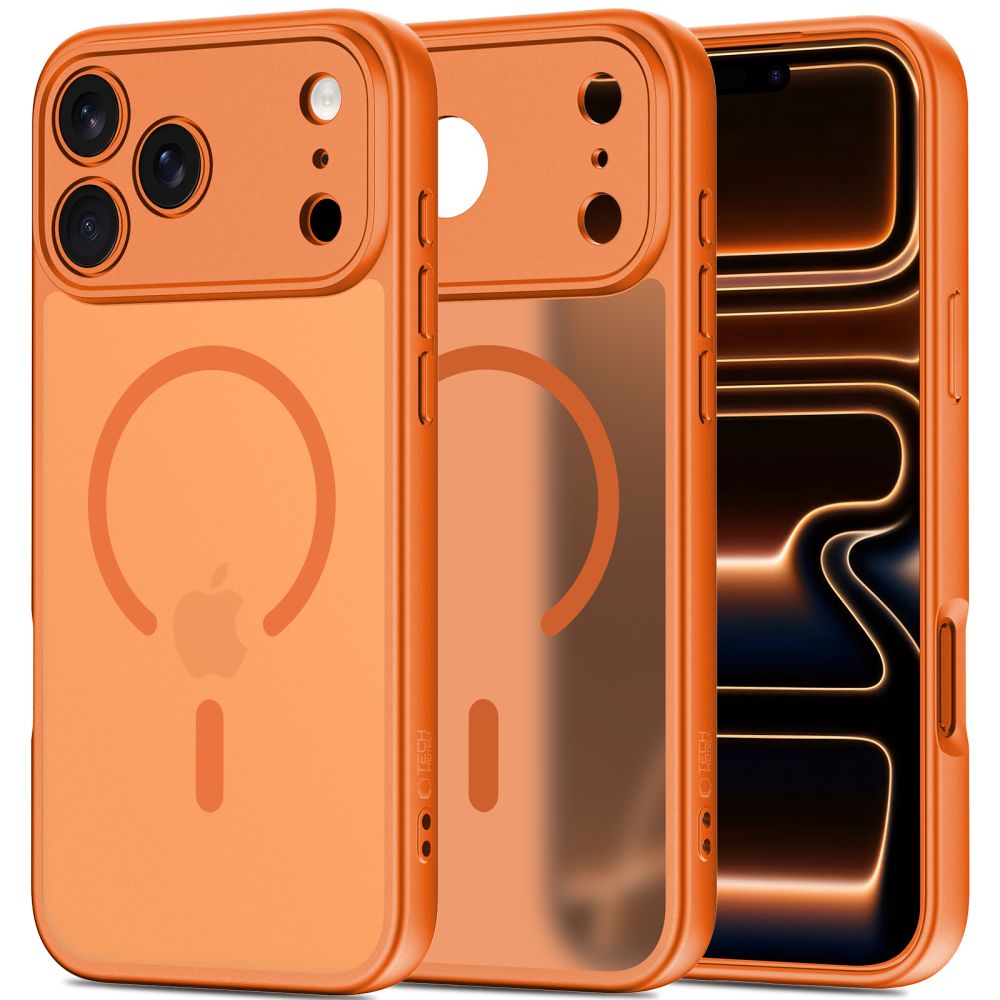 Tech-Protect BasicMag MagSafe Suojakuori iPhone 17 Pro Max:lle - Oranssi