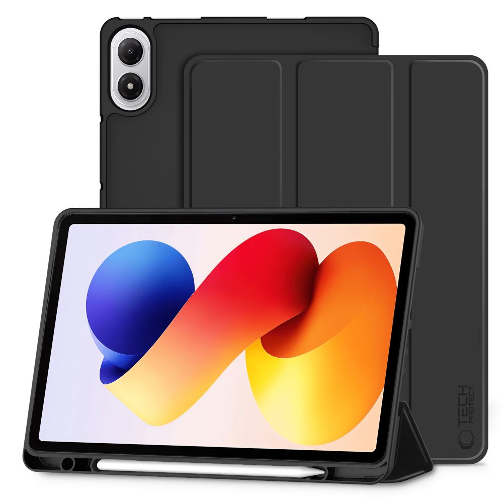 TechProtect SmartCase Pen Case for Xiaomi Poco Pad M1 / Redmi Pad 2 Pro 12.1 - Black