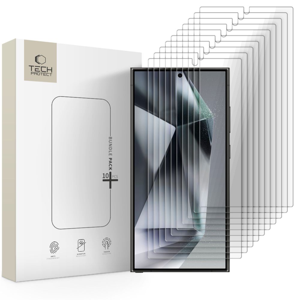 Tech-Protect Tempered Glass Bundle 10-pack for Samsung Galaxy S24