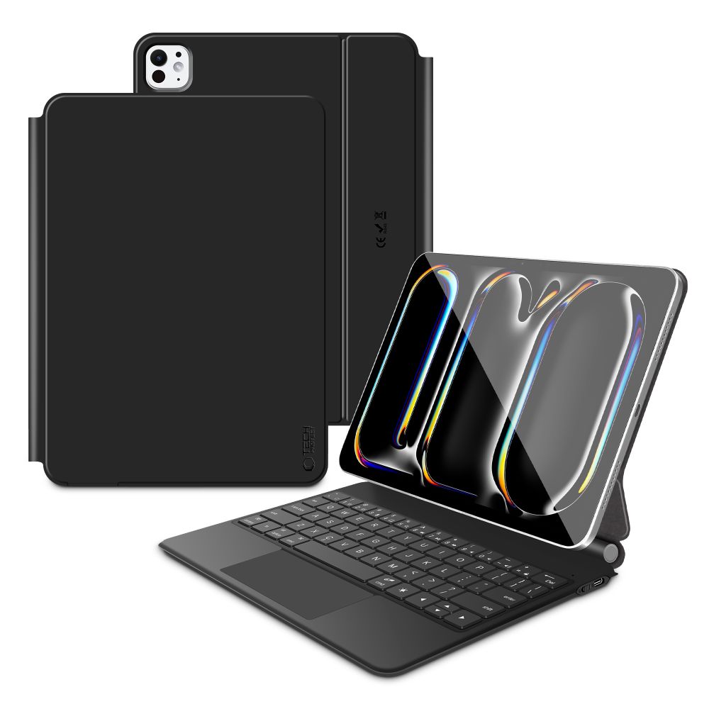Tech-Protect SmartCase Magneettinen iPad Pro 11 5/6 2024-2025:lle - Musta