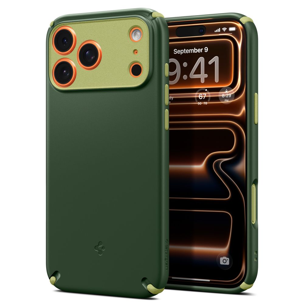 Spigen Nano Pop Hybrid MagSafe Suojakuori iPhone 17 Pro:lle - Vihreä