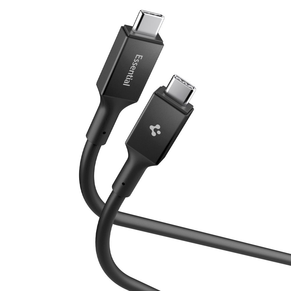 Spigen EB10020CC USB-C Kaapeli 100W 200cm - Musta