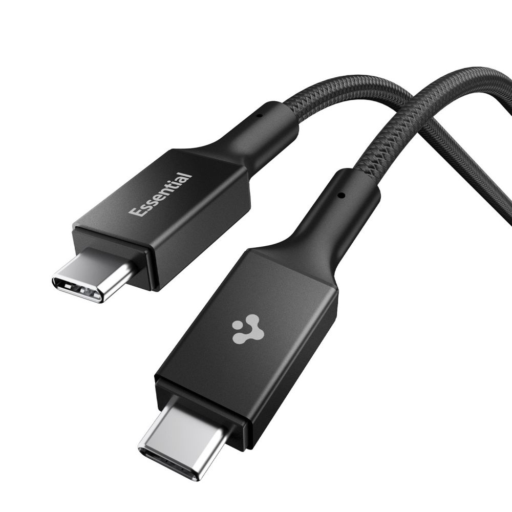 Spigen EB10010CC 100W 100 cm Kaapeli - Musta