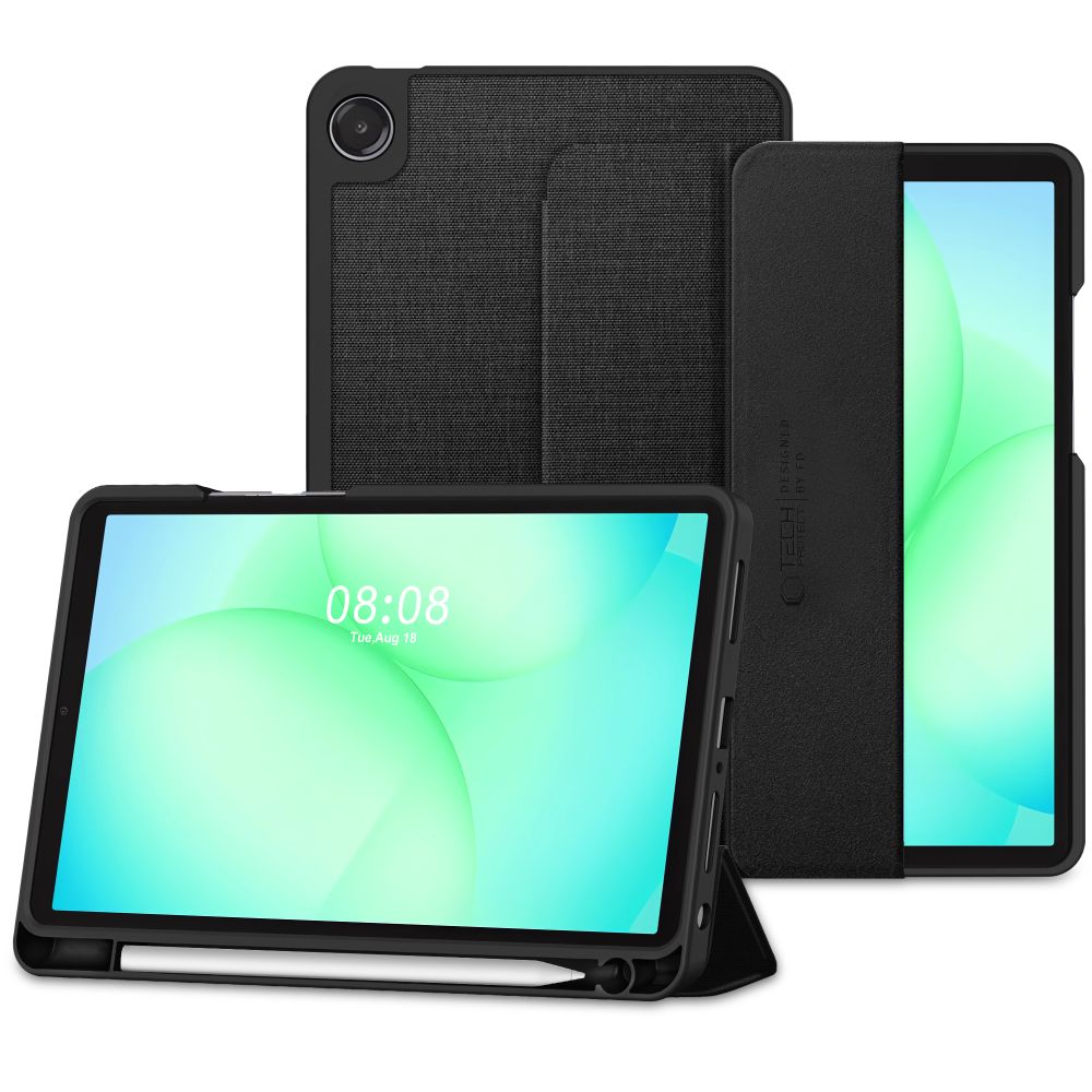 Tech-Protect SC Pen Canvas Suojakuori Samsung Galaxy Tab A9+ / A11+ Plus 11.0 X210 / X215 / X216 / X230 / X235 / X236:lle - Musta