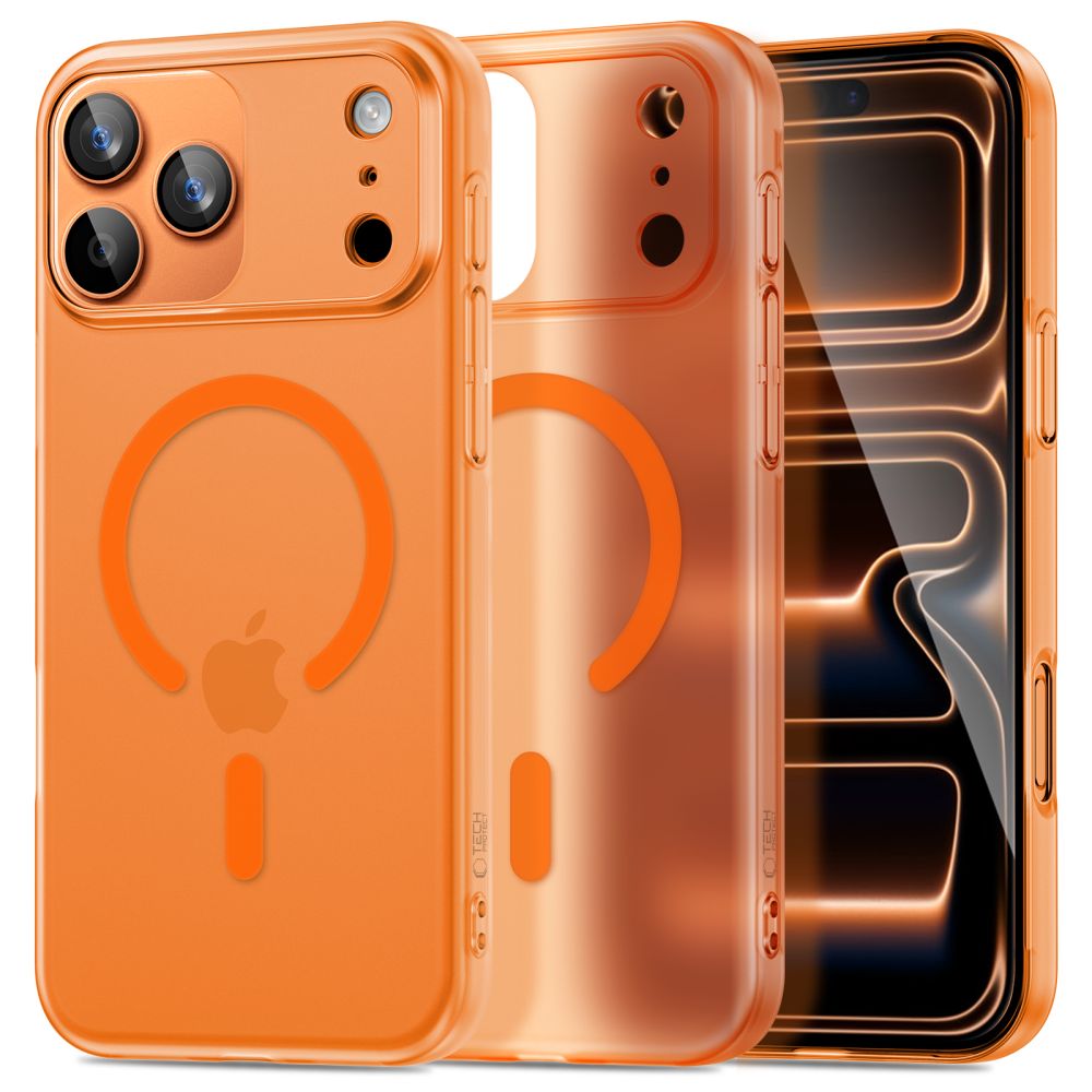 Tech-Protect Magslim MagSafe Suojakuori iPhone 17 Pro Maxille - Oranssi