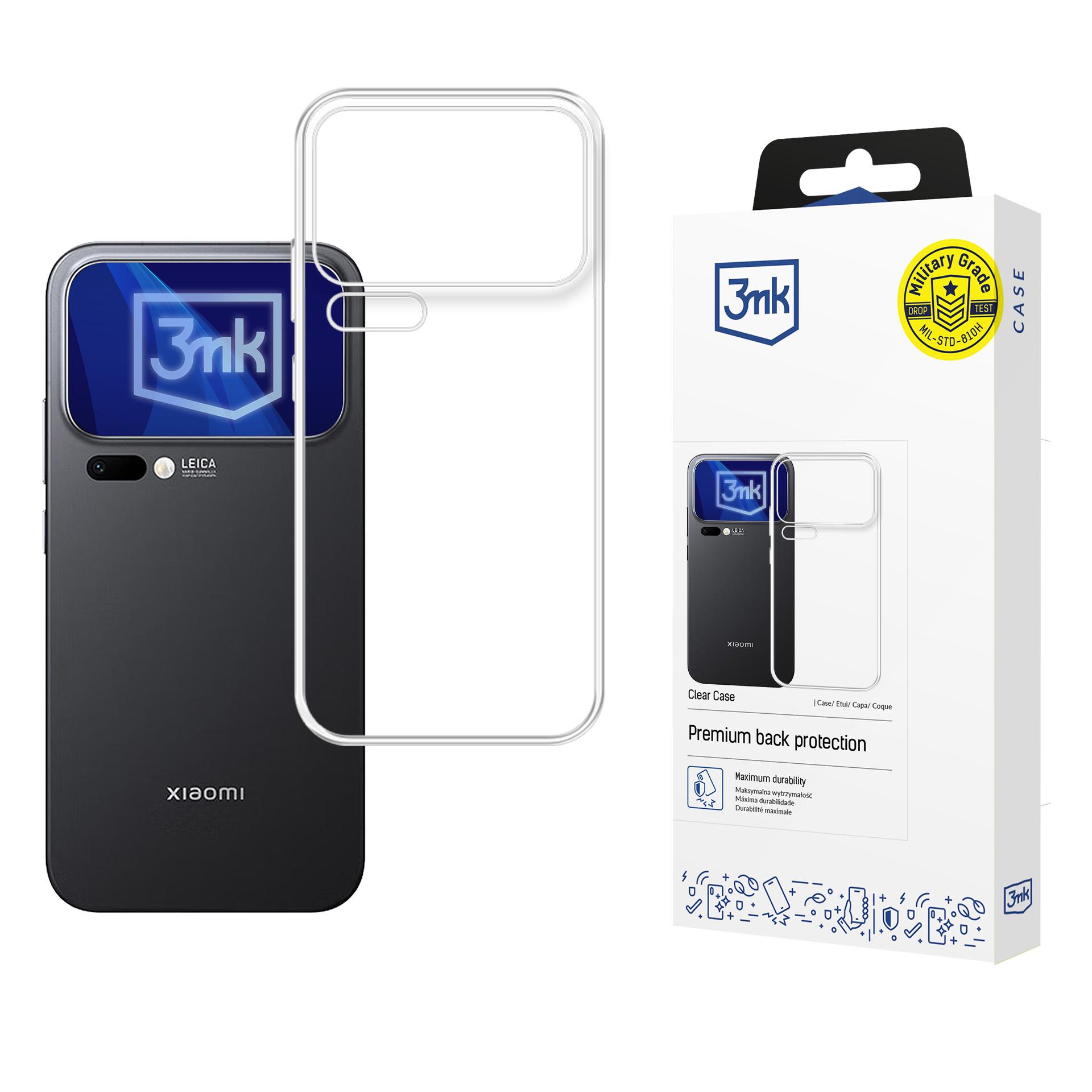 3mk Clear Case for Xiaomi 17 Pro - transparent