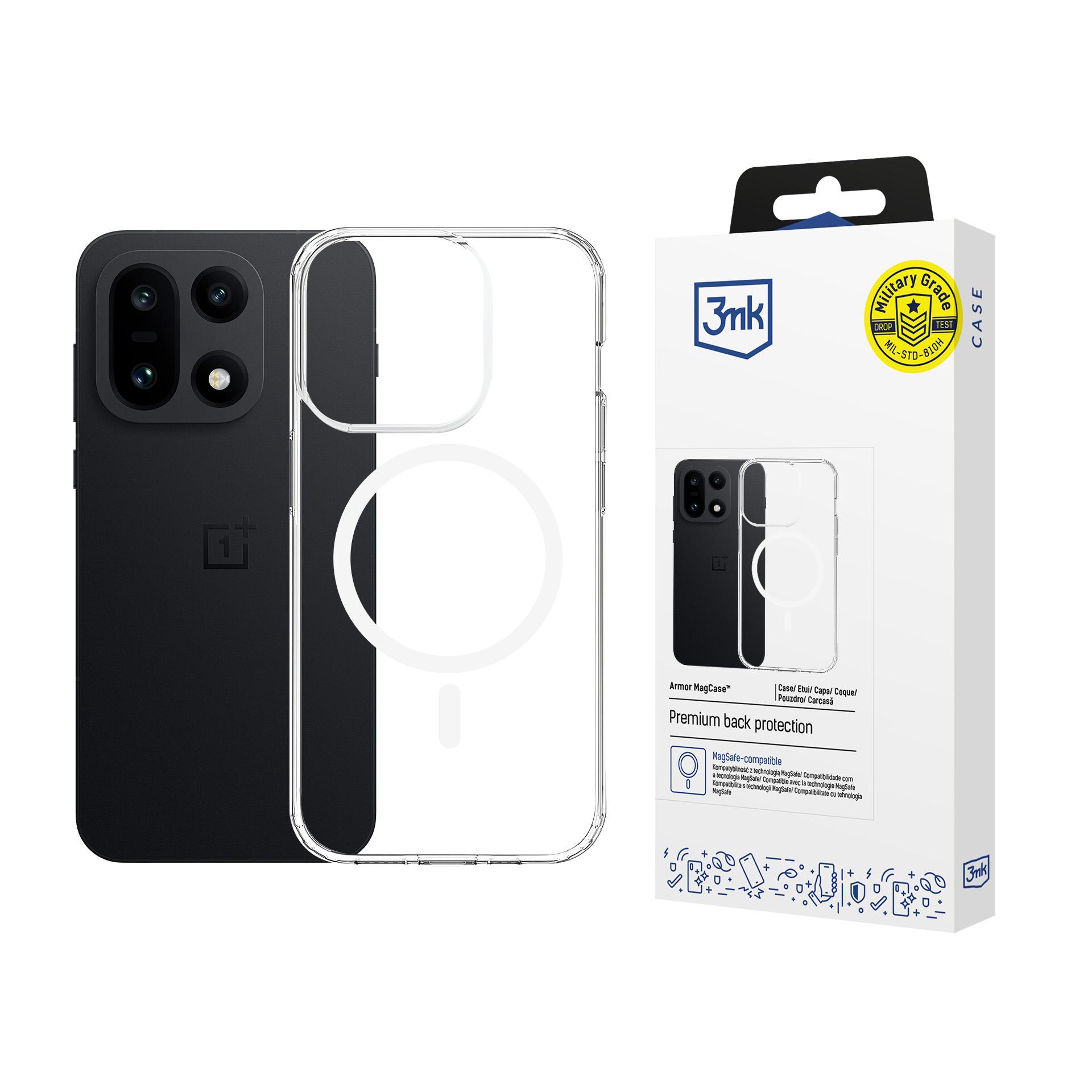 3mk Armor MagCase OnePlus 15 5G:lle - Läpinäkyvä