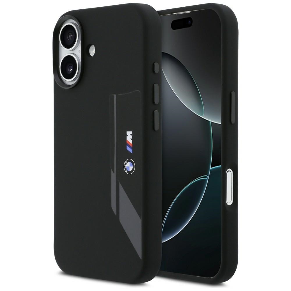 BMW M Silicon Vertical Logo MagSafe Suojakuori iPhone 17:lle - Musta