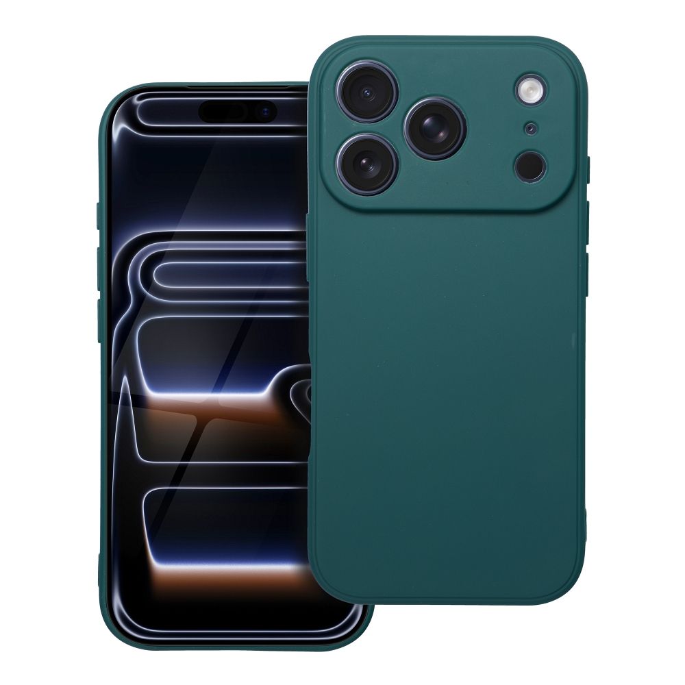 Matt tummanvihreä Suojakuori iPhone 17 PRO:lle