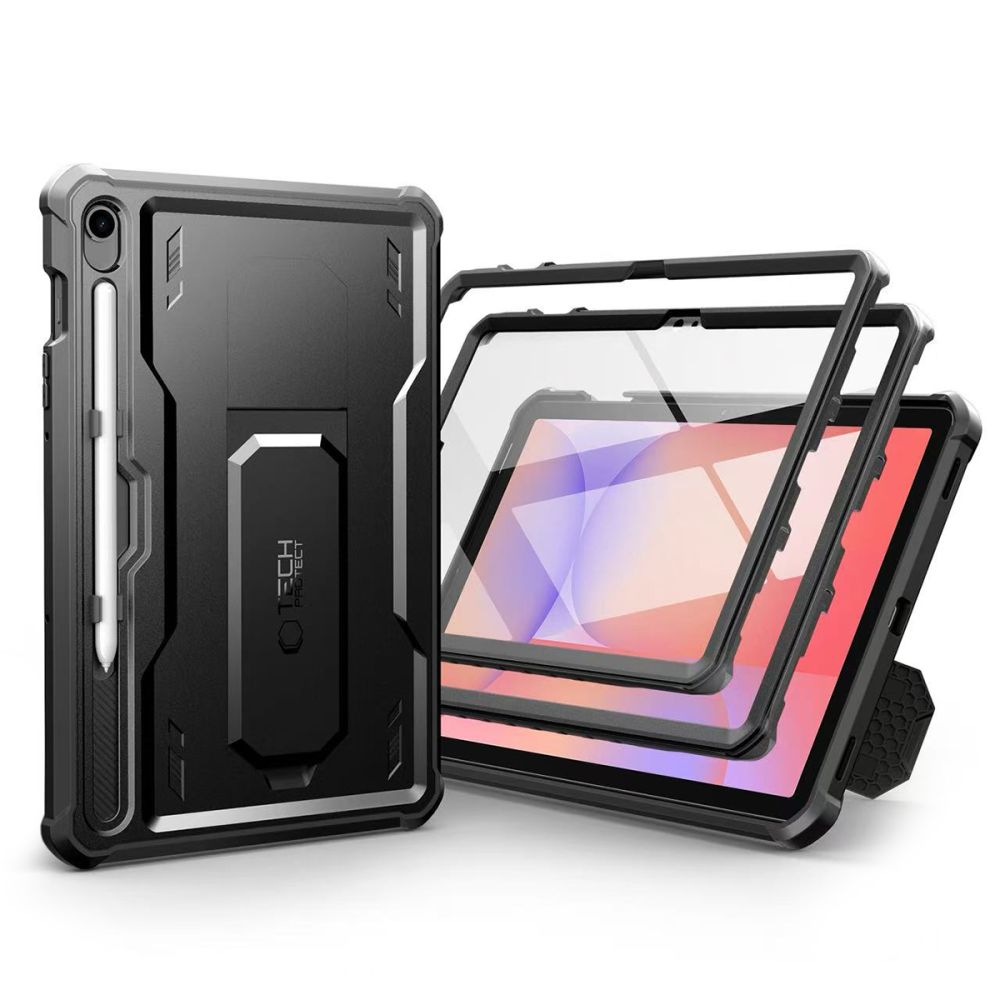 Tech-Protect Kevlar Pro Suojakuori Samsung Galaxy Tab S9 -tabletille - musta