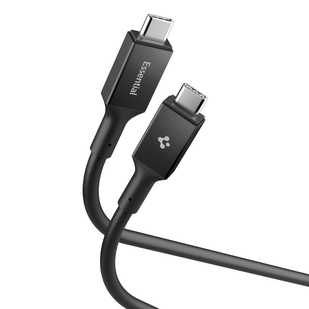 Spigen Essential EB24012CC USB-C / USB-C 240W 120cm Kaapeli - musta