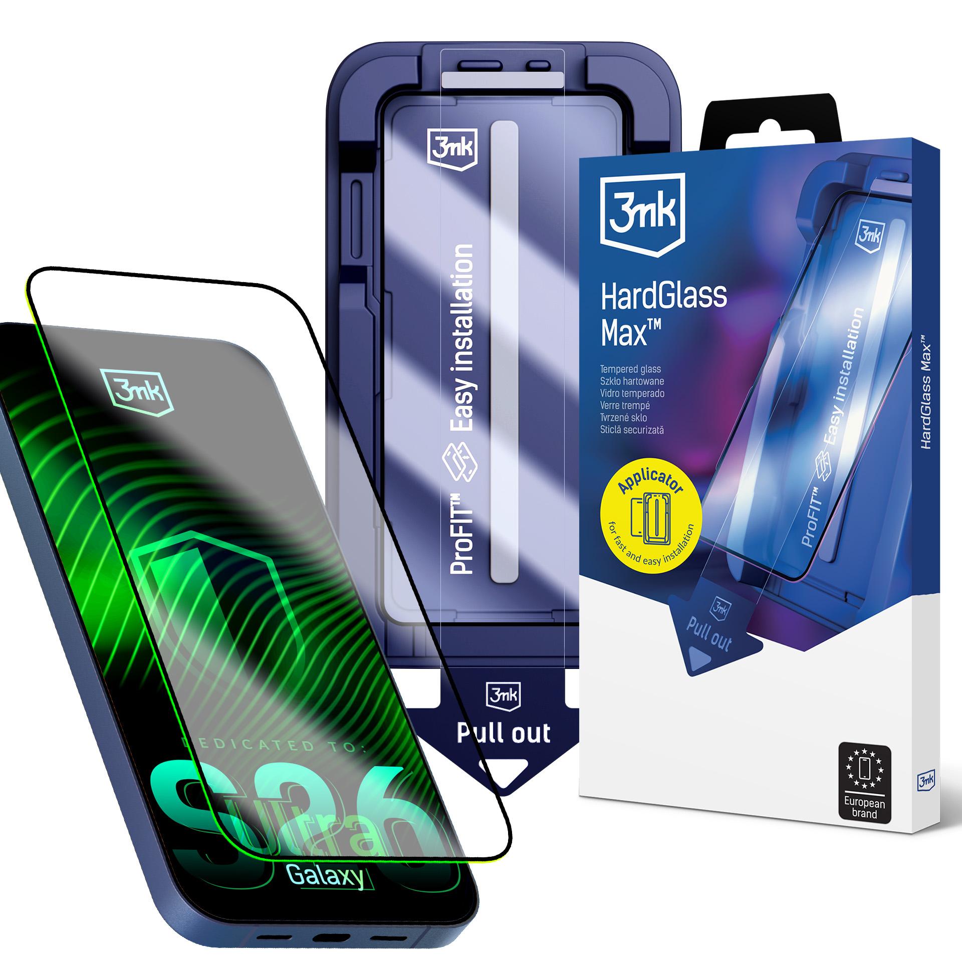 3mk HardGlass Max tempered glass for Samsung Galaxy S26 Ultra