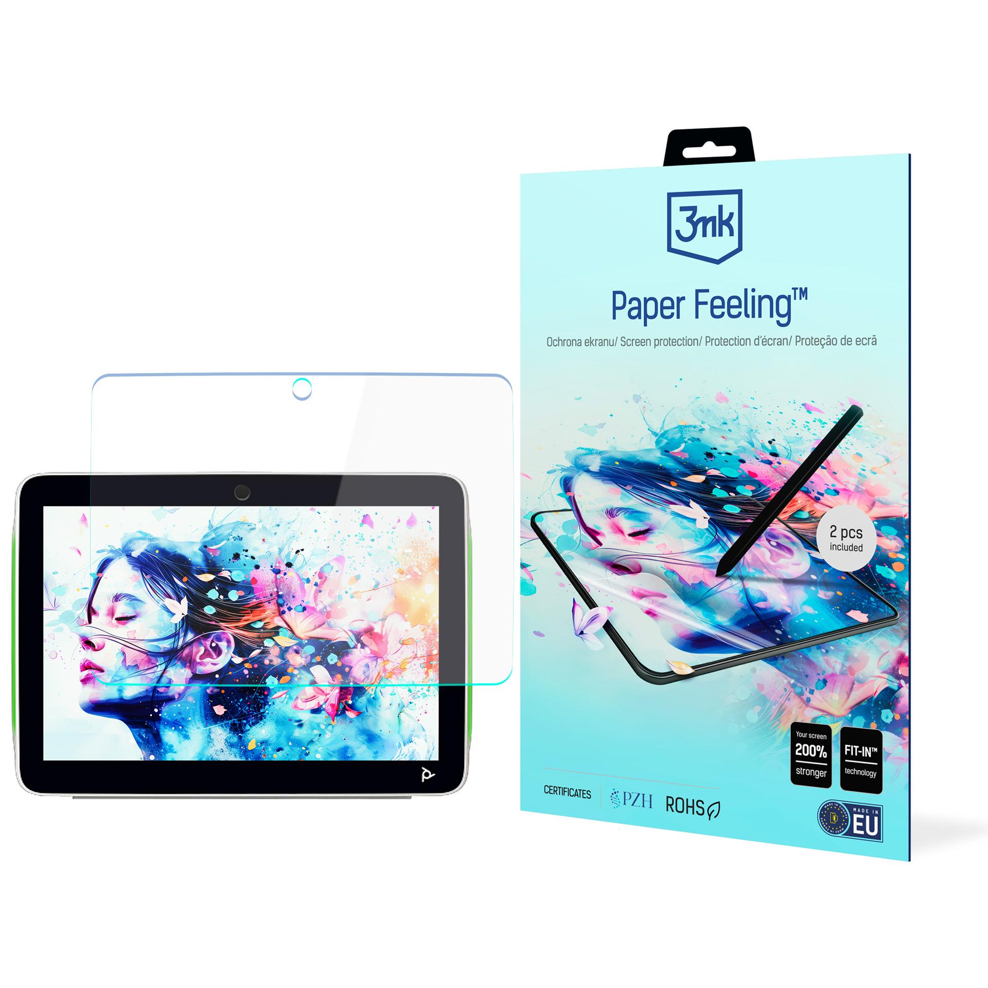 3mk Paper Feeling -suojakalvo HP Poly TC10 White Touch Controller -laitteelle