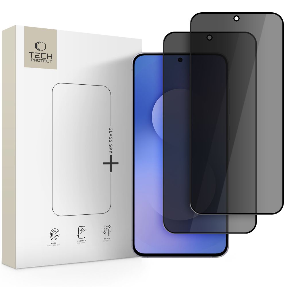Tech-Protect Glass SPY+ 2-Pack Yksityisyys Karkaistu lasi Samsung Galaxy A37 / A57 5G / S25 FE:lle