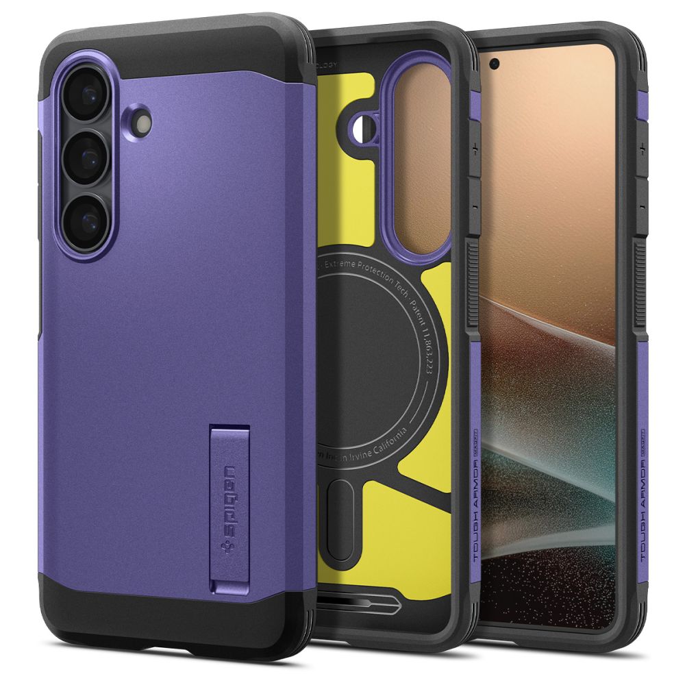 Spigen Tough Armor Mag MagSafe Case for Samsung Galaxy S26+ - Purple