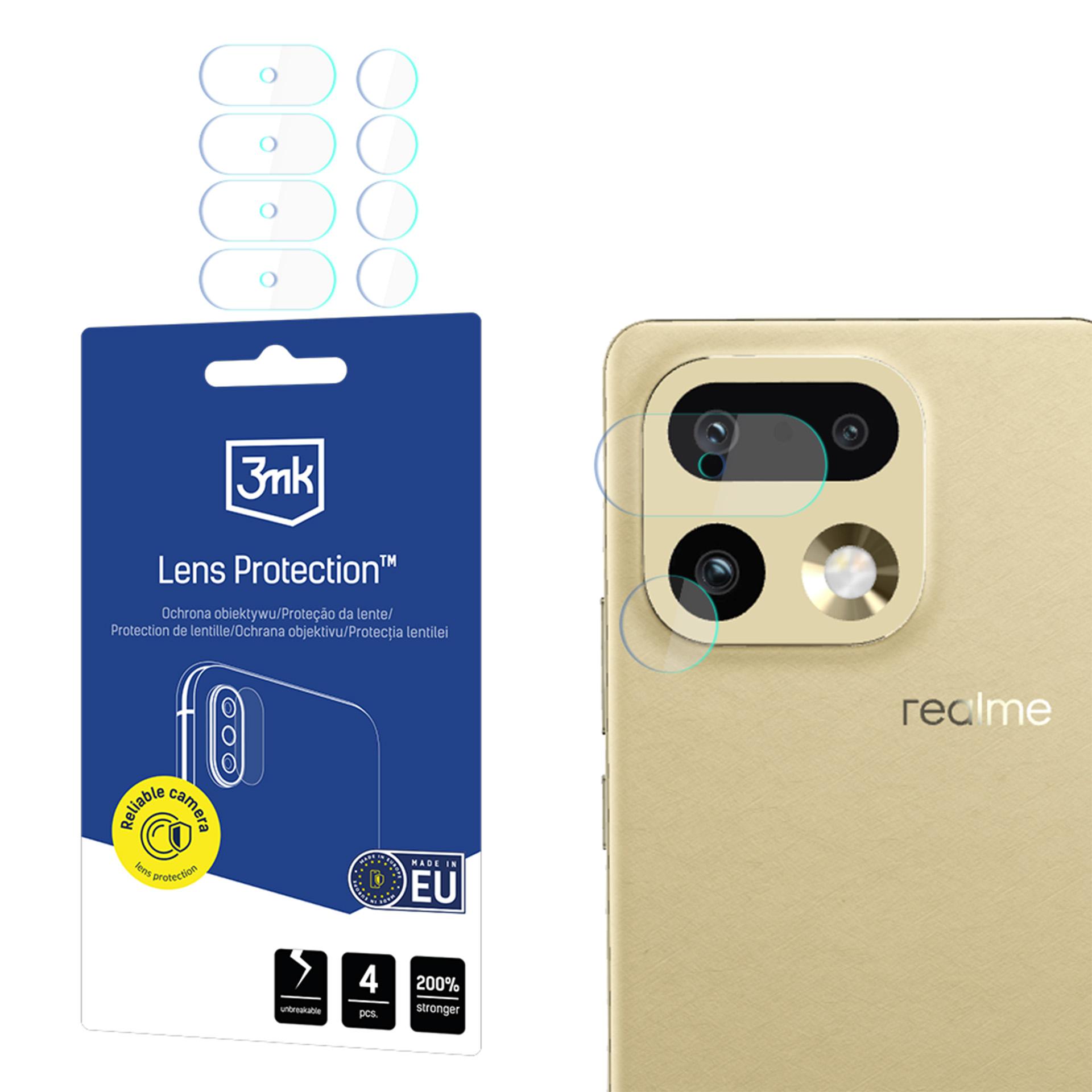 3mk Lens Protection Hybridi lasi kameran linssin suojaksi Realme 16 Pro 5G:lle