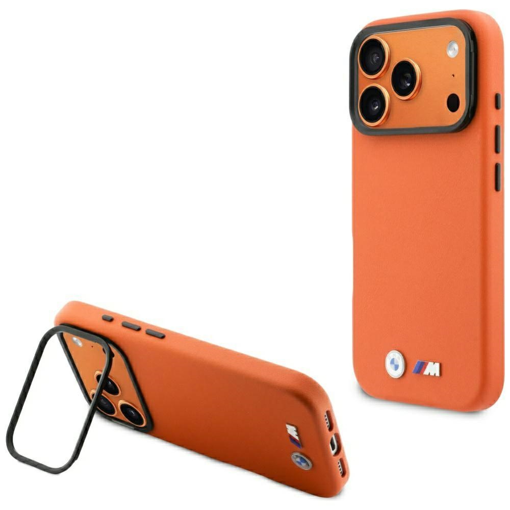 BMW M Metal Logo MagSafe suojakuori iPhone 17 Pro oranssi