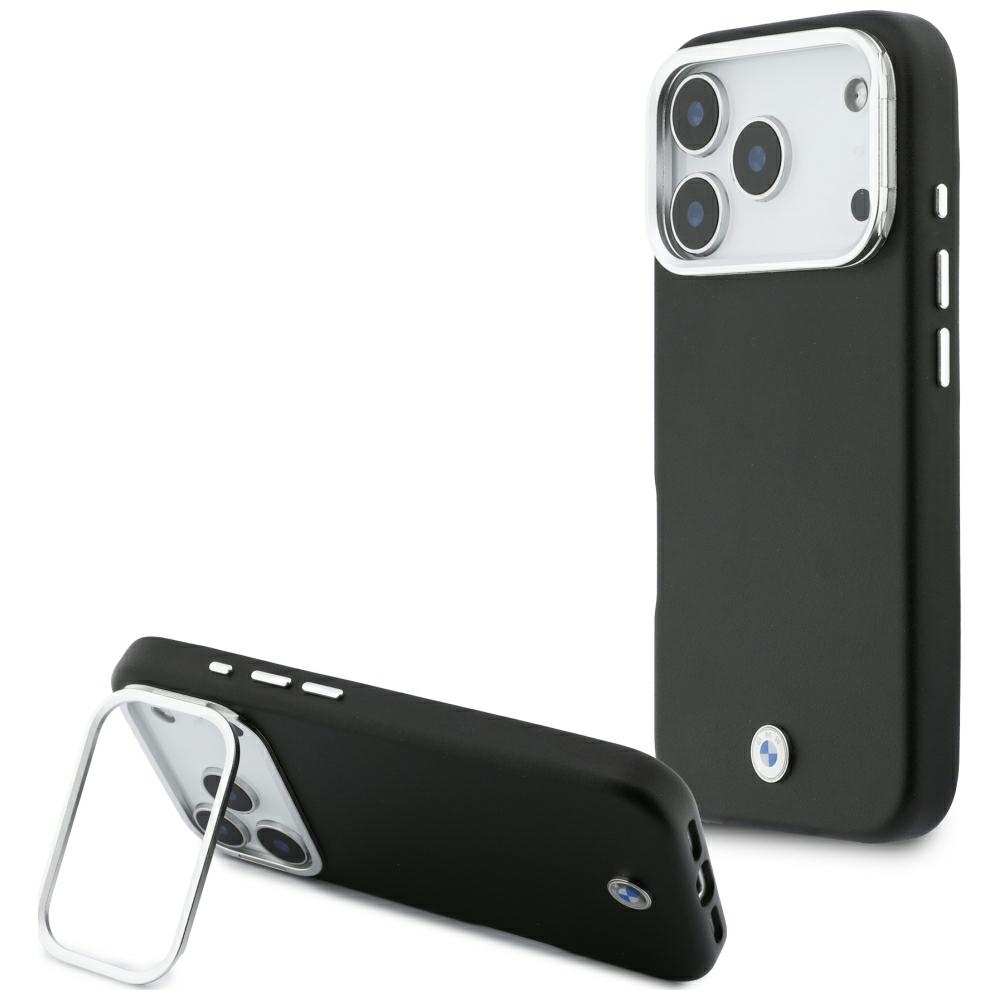 BMW M Sign Metal Logo MagSafe Suojakuori iPhone 17 Pro:lle - musta
