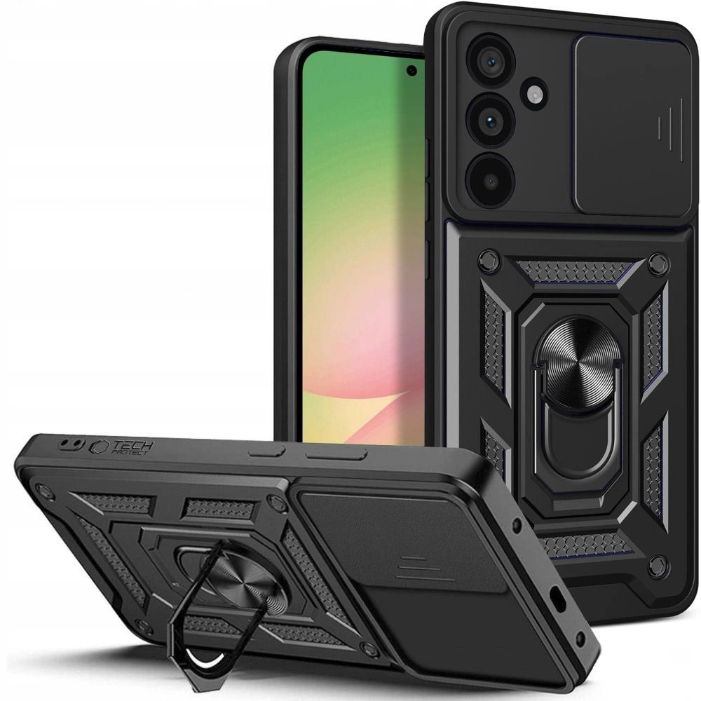 Tech-Protect CamShield Pro suojakuori Samsung Galaxy A57 5G - musta